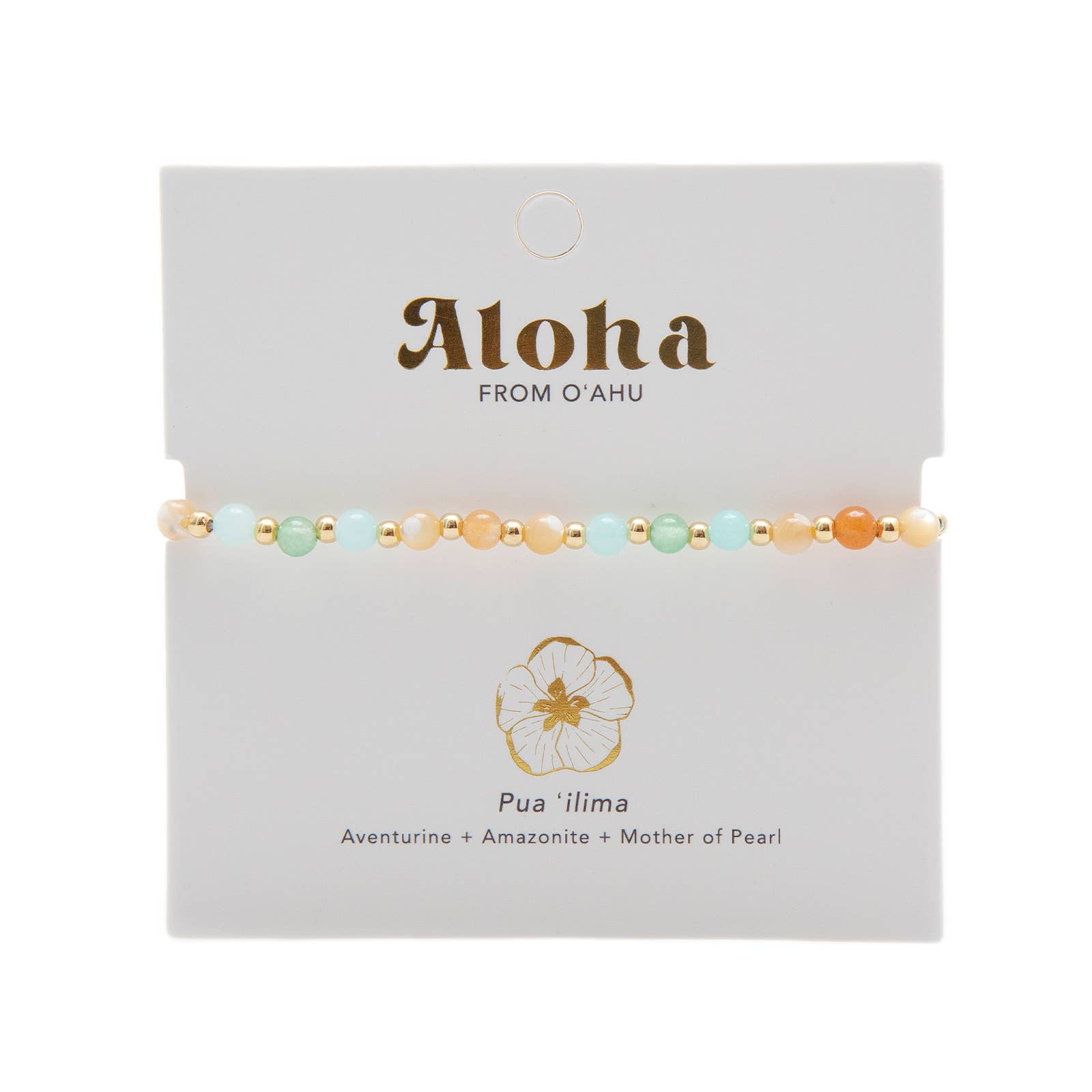 Lotus and Luna - Wholesale Beaded Bracelet - Oahu 4mm Hawaii Healing Bracelet