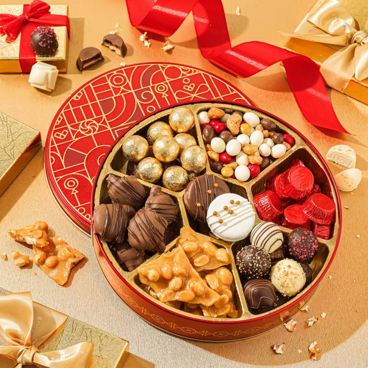 Bonnie & Pop - Wholesale Food Gift Basket - Festive Gourmet Sweets Collection