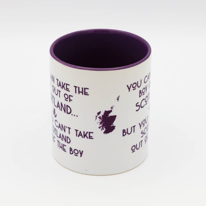 Spindrift Designs - Wholesale Coffee Mug - You Can Take The Boy Out of Scotland... Ceramic Mug1
