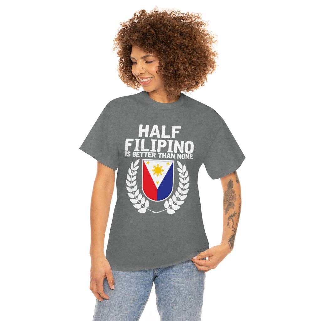 Teegarb LLC - Vendita all'ingrosso Maglietta serigrafata - Donna - Novità: mezzo filippino è meglio di niente, amante del Pinoy Pride, esilarante slang filippino, entusiasta del nazionalismo29