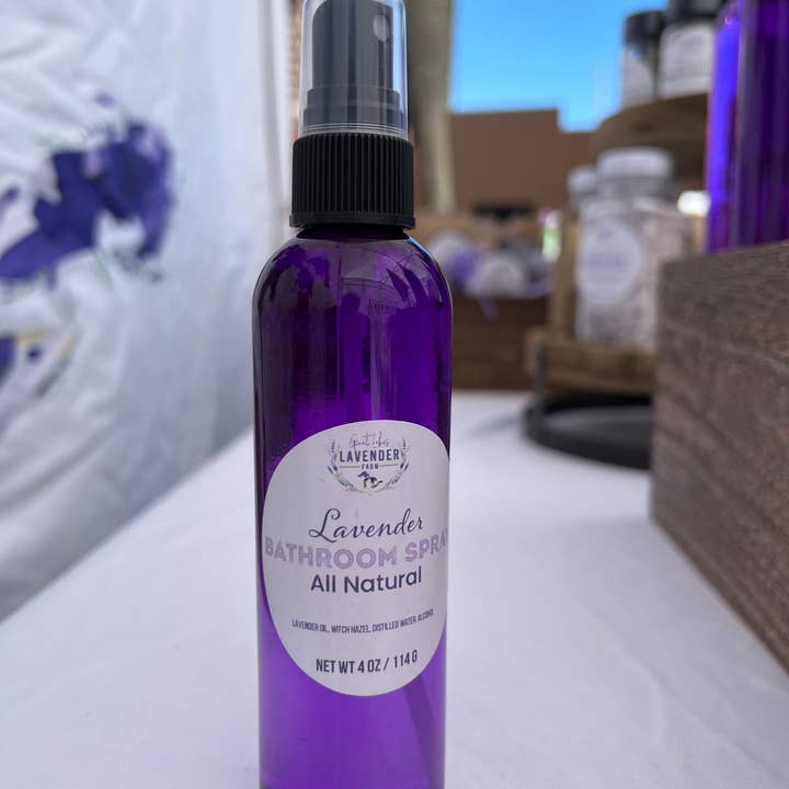 Lavender Bathroom Spray - 4 oz for wholesale by Great Lakes Lavender Farm