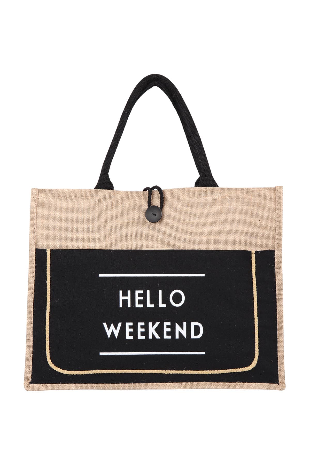 MYS Wholesale Inc - Wholesale Tote Bag - Women's - Trendy Hello Weekend Fashion Tote Bag4
