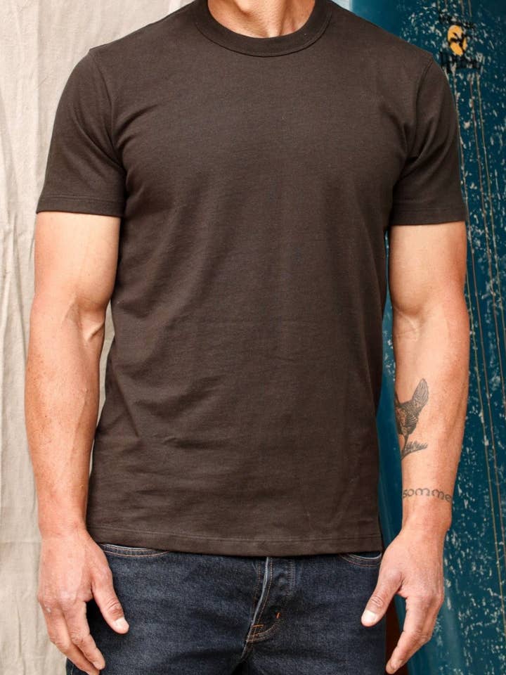 basalt Bolinas Tee Heavyweight | 8oz 100% Cotton for wholesale on Faire