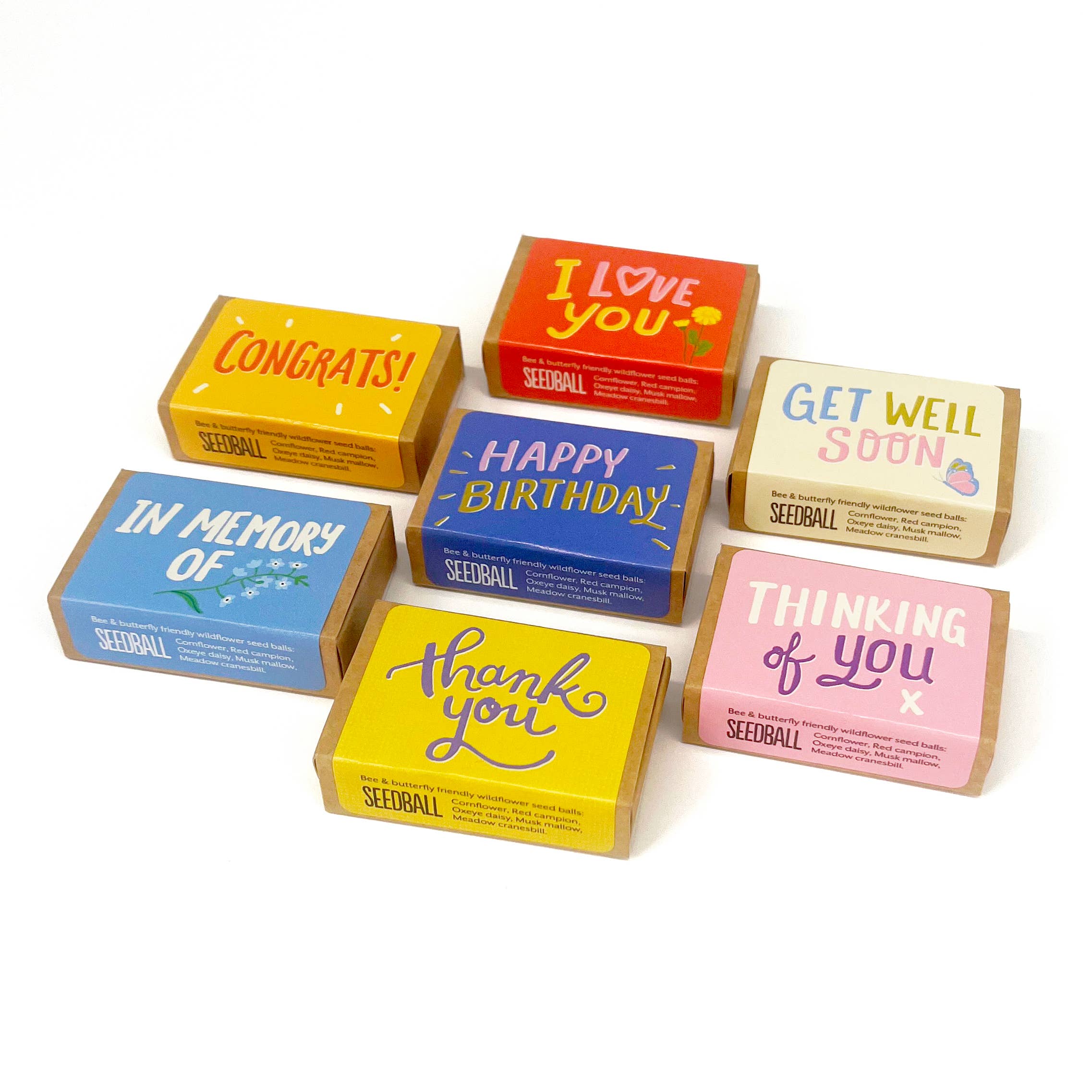 Seedball – wholesale Plant seeds – 50 Occasions Seed Boxes with Display Box2