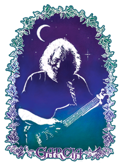 Gypsy Rose - Wholesale Sticker - Grateful Dead Jerry Garcia Under Moon Window Sticker0