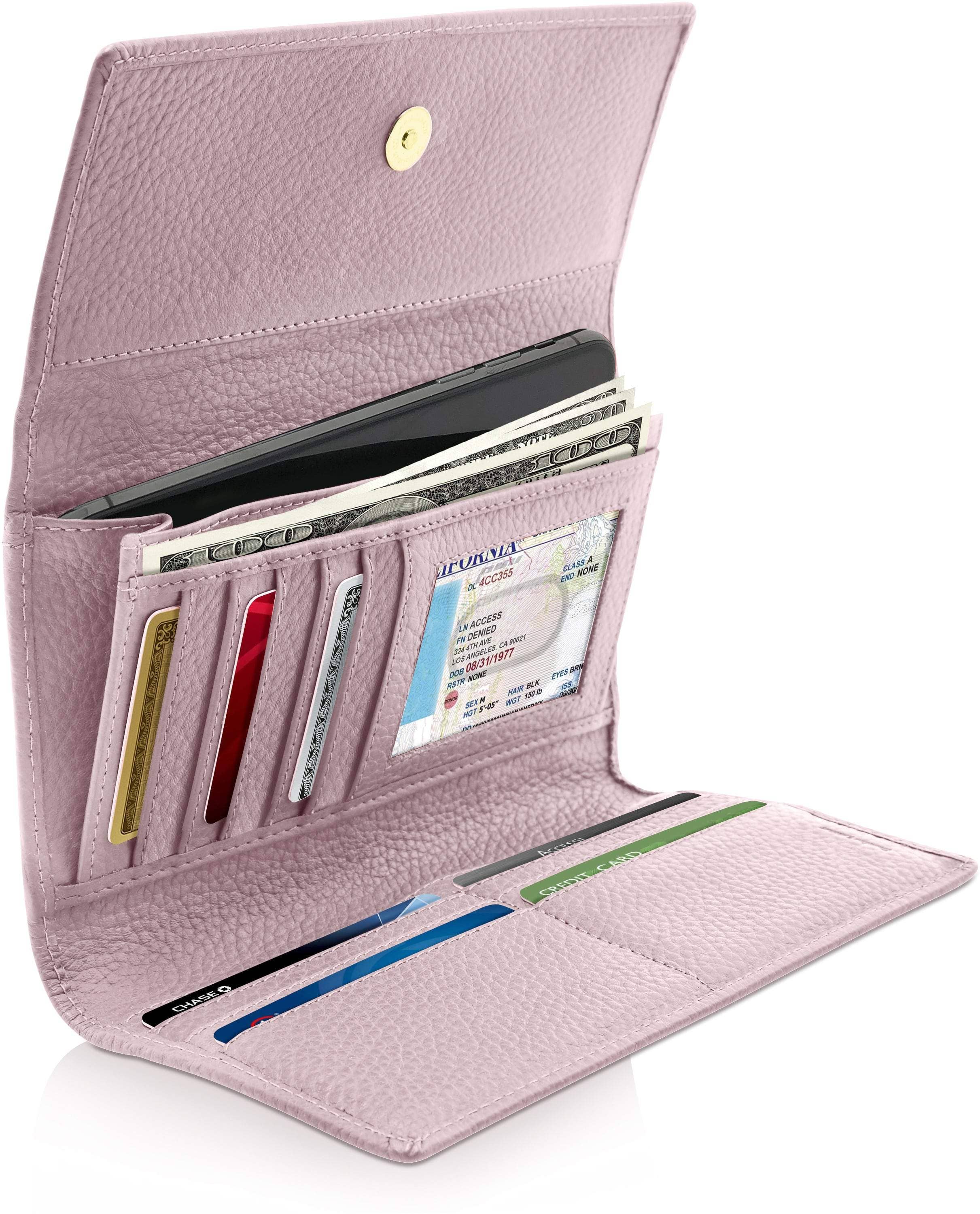 Access Denied Accessories - Wholesale Wallet - Women's - Trifold Clutch RFID Wallets For Women With Checkbook Holder36