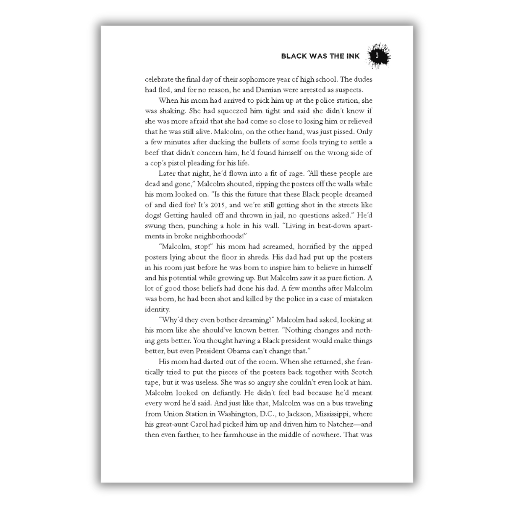 Lee & Low Books Inc - Wholesale Teen & Young Adult Book - Black Was the Ink by Michelle Coles5