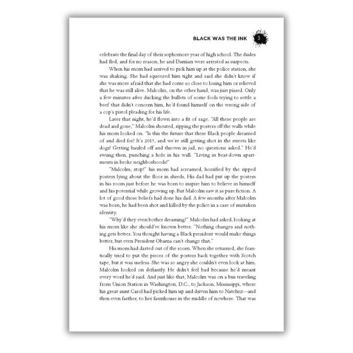 Lee & Low Books Inc - Wholesale Teen & Young Adult Book - Black Was the Ink by Michelle Coles5