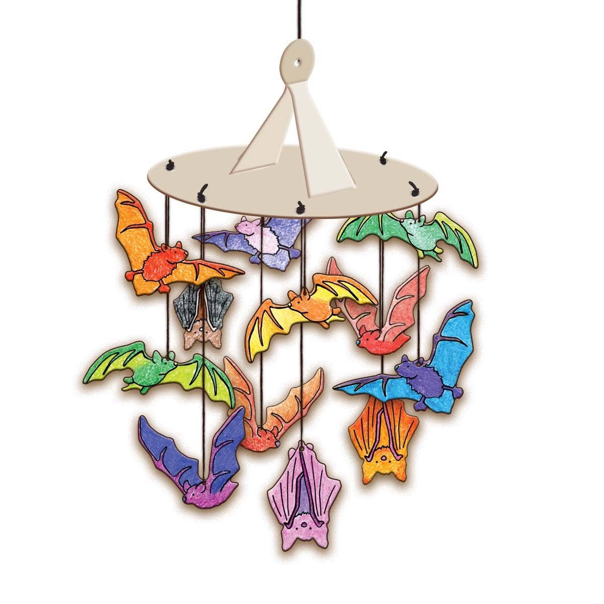 Jr. RangerLand - Wholesale DIY Craft Kit - Kids - Jr. RangerLand North American Bat Mobile Craft Kit4