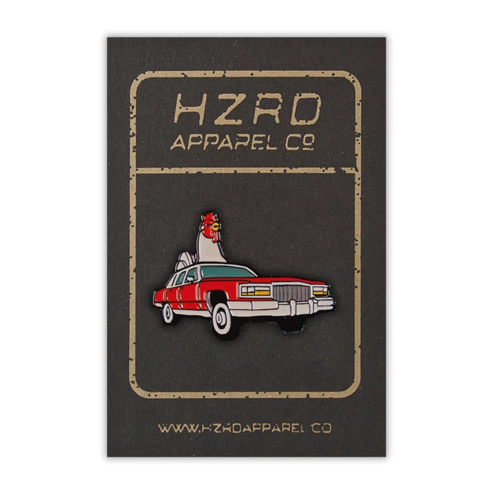 Half Hazard Press - Vendita all'ingrosso Spilla da bavero - Chicken Cadillac Pin0