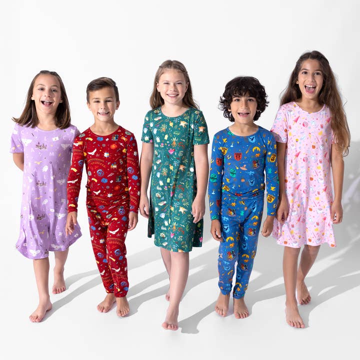 Bellabu Bear - Wholesale Dress - Kids - Harry Potter Hedwig's Magical Mail Bamboo Girls' Short Sleeve Dress7