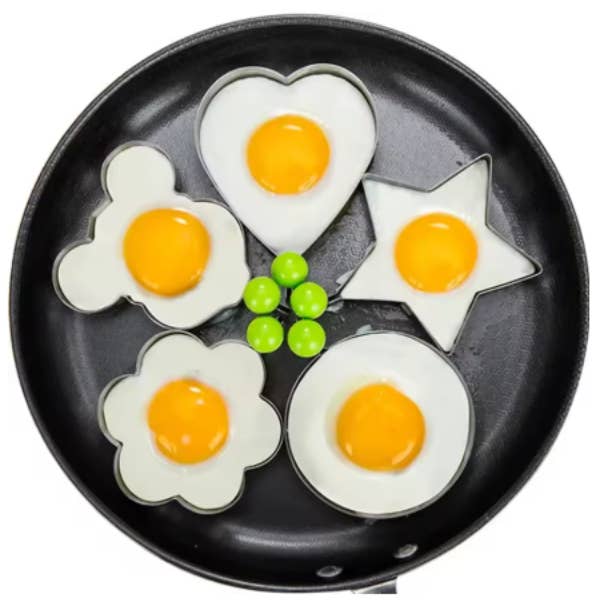 Forma de Ovo em Aço Inoxidável – Anel para Panquecas para Cozinhar por atacado de GulleeGadgets