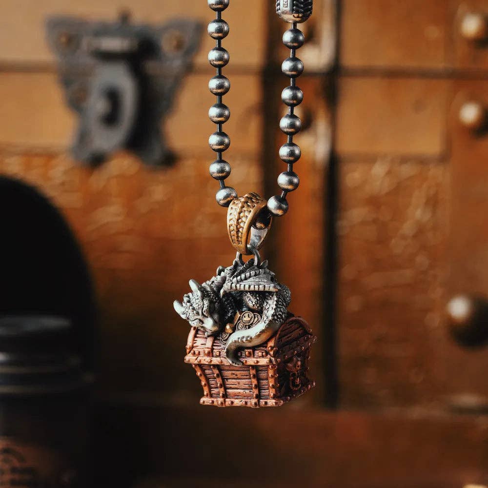 Coppertist.wu - Vendita all'ingrosso Ciondolo/pendente - Ciondolo Dragon Treasure Chest16