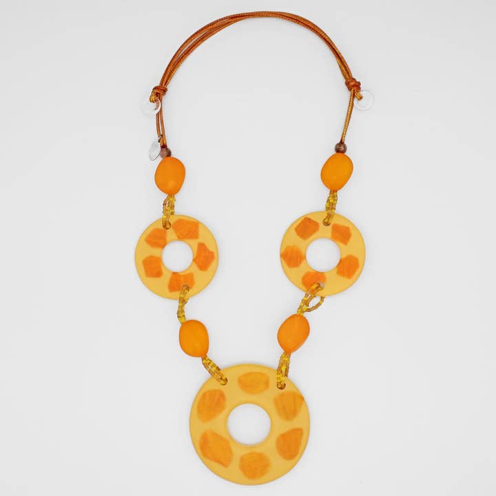 Hand Painted Merril Necklace for wholesale by Sylca Designs