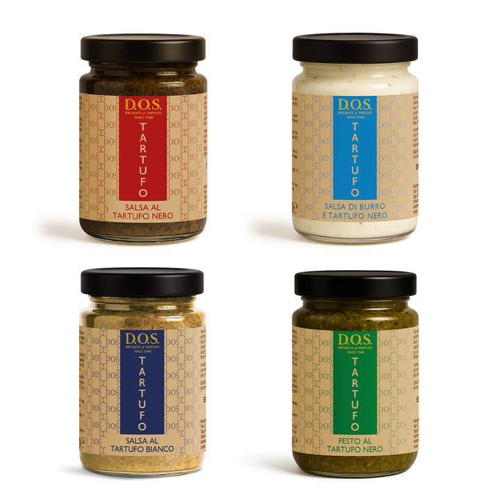 Essentiële Proeverij Box - 4 Premium Producten voor wholesale door D.O.S. Specialità al Tartufo