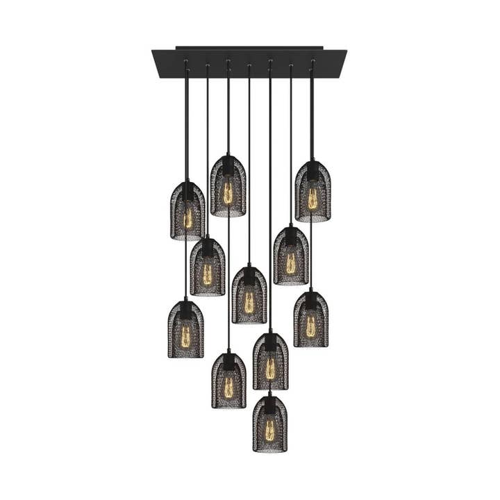 Suspension 11 lampes Rose-One rectangulaire XXL 675 pour la vente par LIGHTINUP S.R.L.