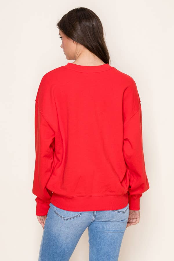 Tres Bien, Inc - Wholesale Graphic Sweatshirt - Women's - "87" PREMIUM WASH GRAPHIC SWEATSHIRT7