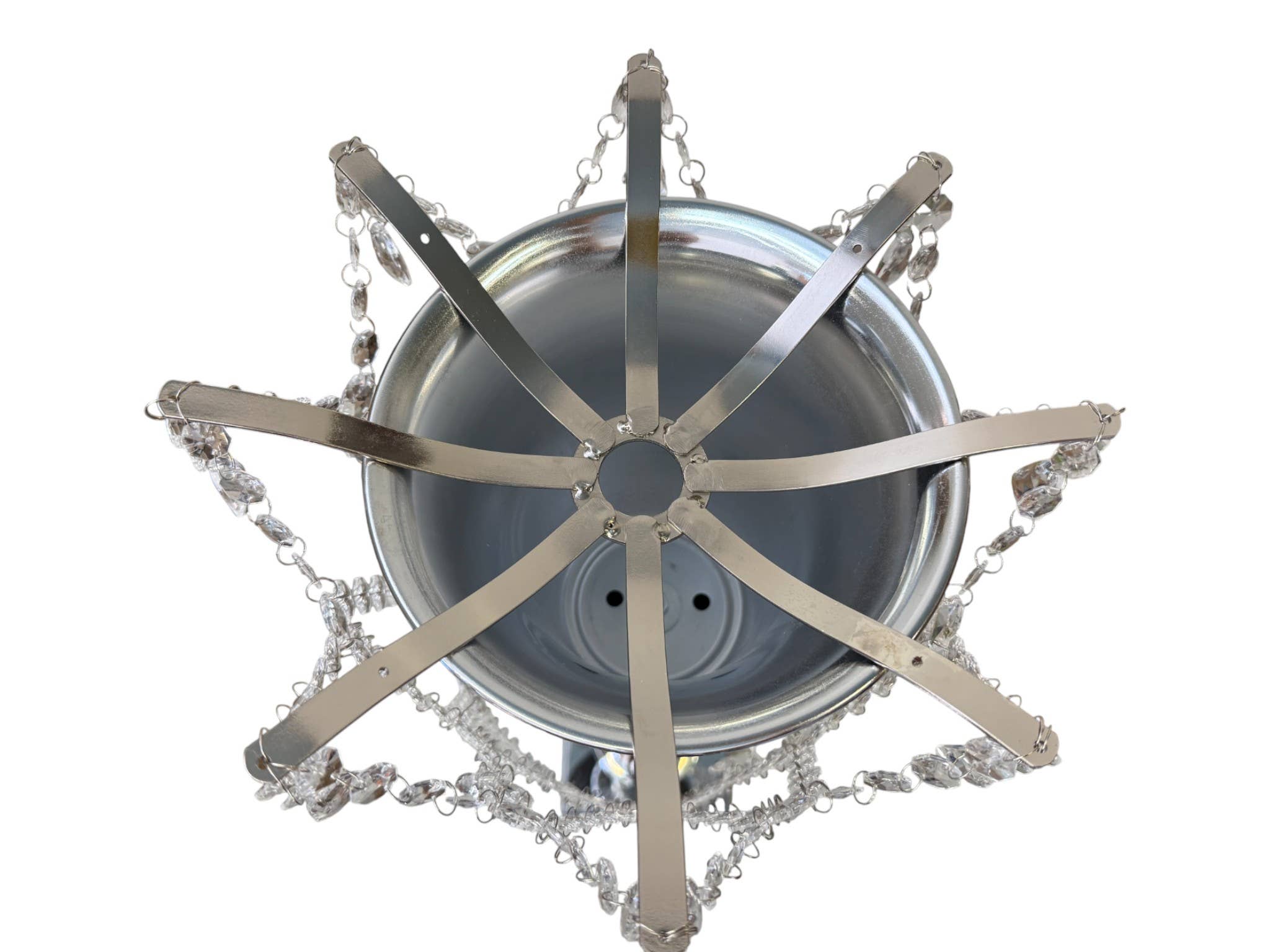 Decor N Beyond - Wholesale Chandelier/Hanging Light - 12x9" Acrylic Beaded Chandelier Top3