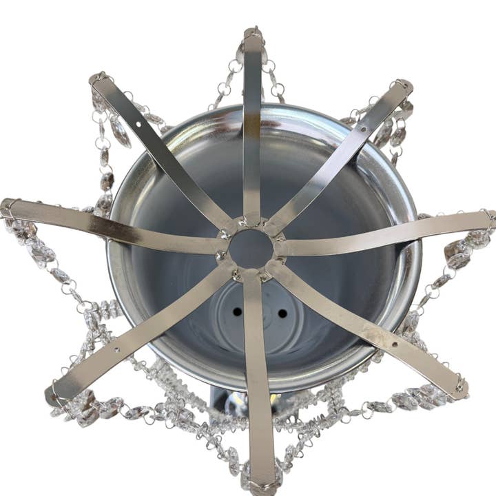 Decor N Beyond - Wholesale Chandelier/Hanging Light - 12x9" Acrylic Beaded Chandelier Top3