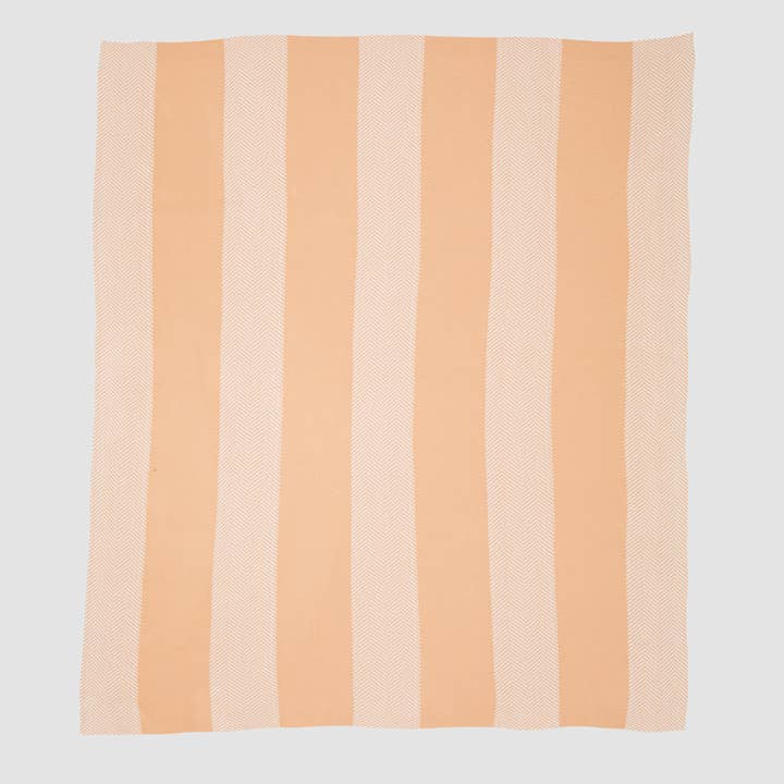 In2Green - Wholesale Throw Blanket - Indoor | Outdoor Sustainable Knit Throw Blanket - Poly Herringbone Stripe5