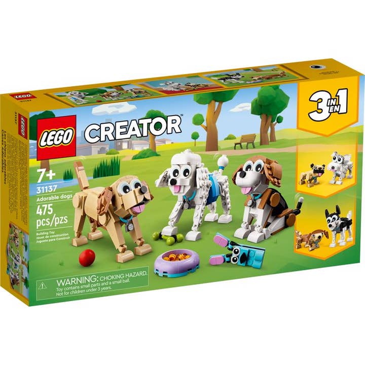 Everyday Supply Co - Wholesale Building Set - Kids - LEGO Creator Adorable Dogs Set, 475 Pieces
