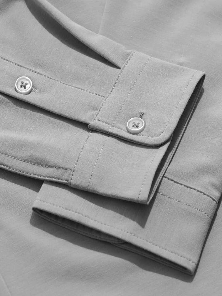 INTO THE AM - Vente Chemise à col boutonné – homme - Chemise boutonnée à manches longues pour hommes35