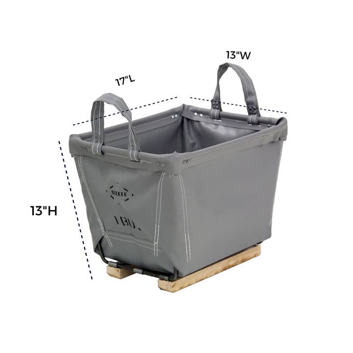 Steele Canvas Basket Corp. - Wholesale Basket - Steeletex Small Carry Basket - 1 Bu7