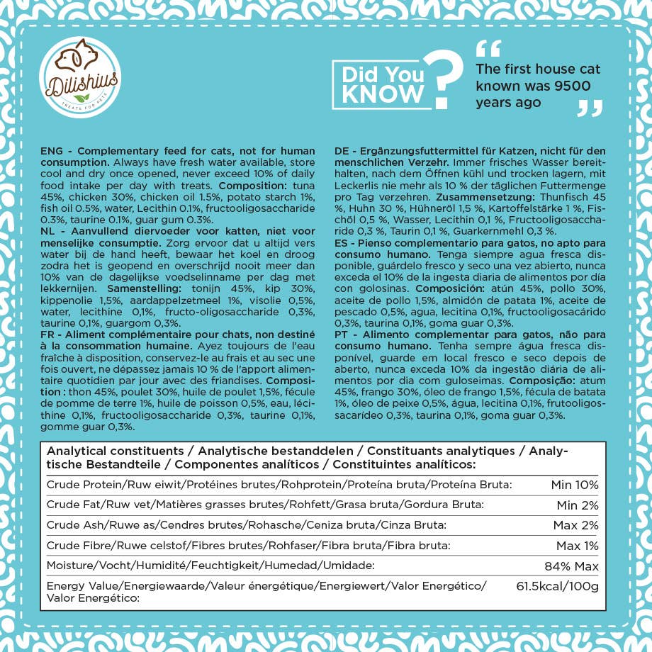 United Pet Brands – wholesale Pet treats – Cat – Lick Stick TUNA 48g Cat Treats with Prebiotics4