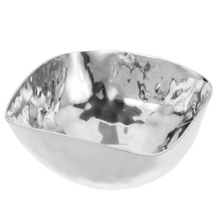 Ciotola quadrata in acciaio inossidabile forgiato a mano SS10 da 6 per la vendita all'ingrosso da parte di VIVO