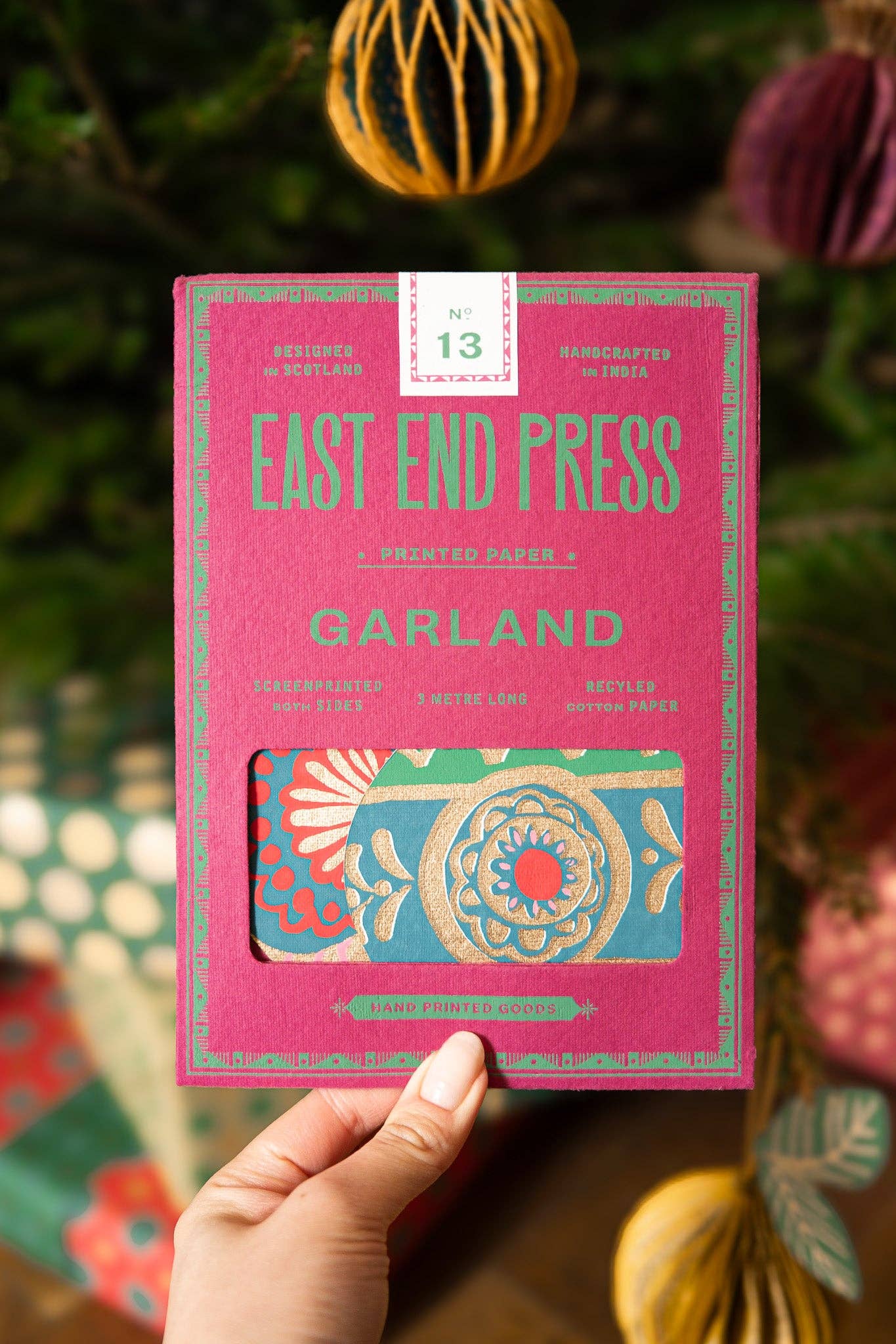 East End Press - Wholesale Bunting/Garland - UK/EU: Baubles Sewn Garland12