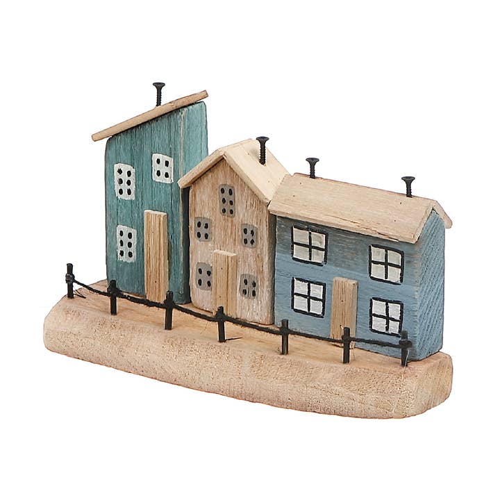 Wooden Triple Houses By The Seashore for wholesale by IH Casa Decor