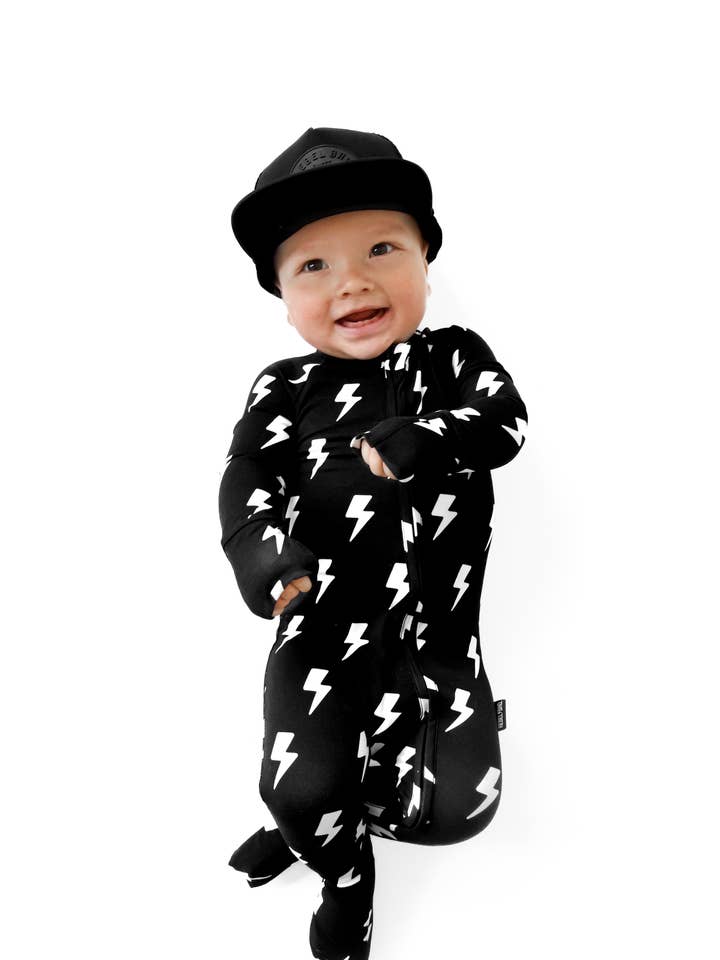 Rebel Bro - Wholesale Sleepsuit - Baby - Bamboo Zippy Sleeper in Jagger0
