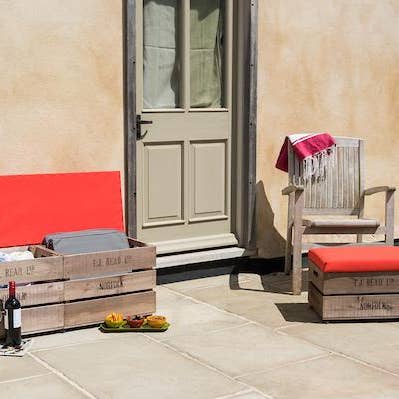 Outdoor Footstools for wholesale by Tiffany Jayne