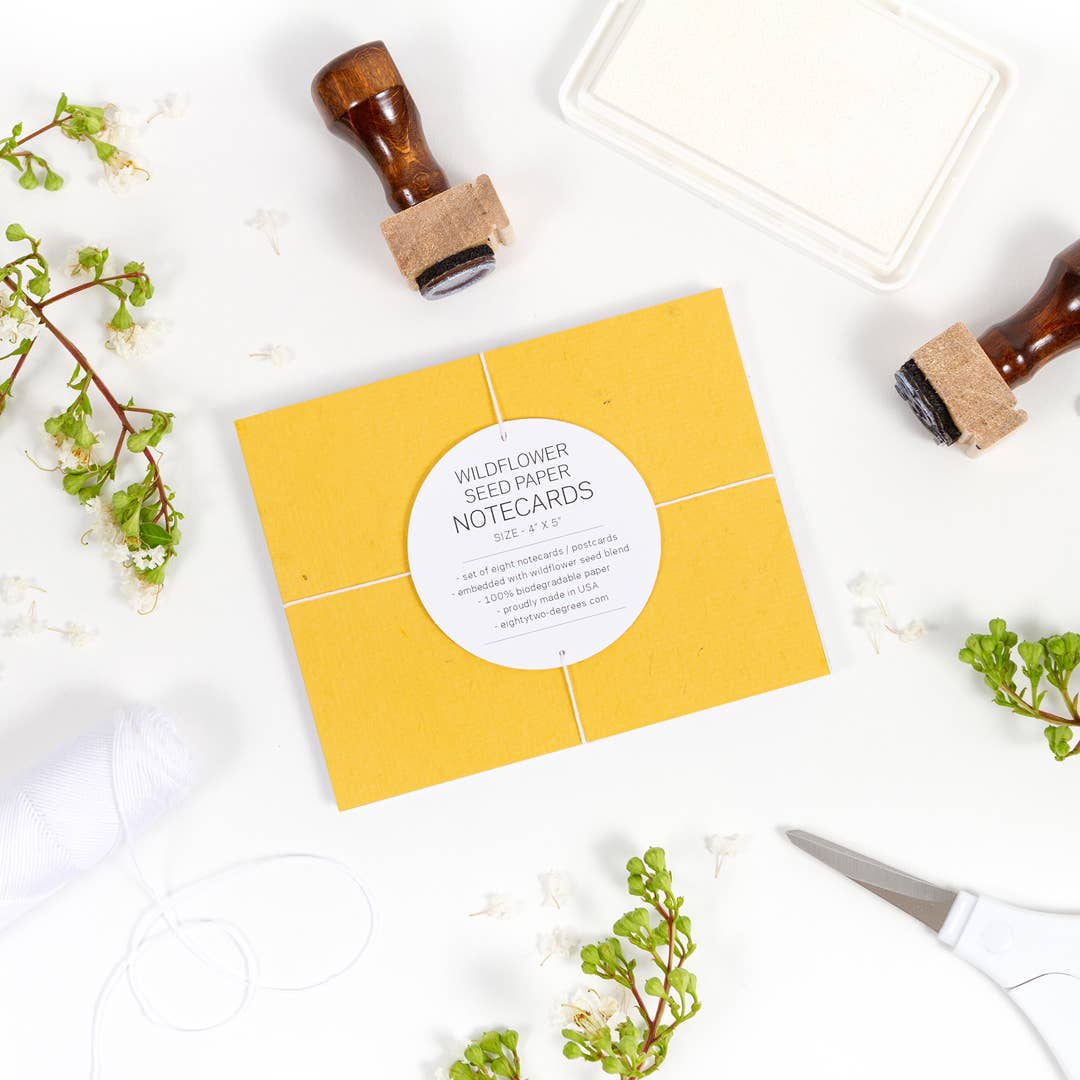 Studio 82° - Wholesale Stationery/Notecard Set - Wildflower Seed Notecards5