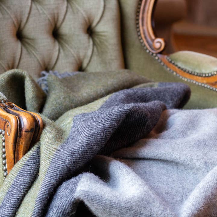 MoST - Wholesale Throw blanket - Wool plaid LANCELOT3