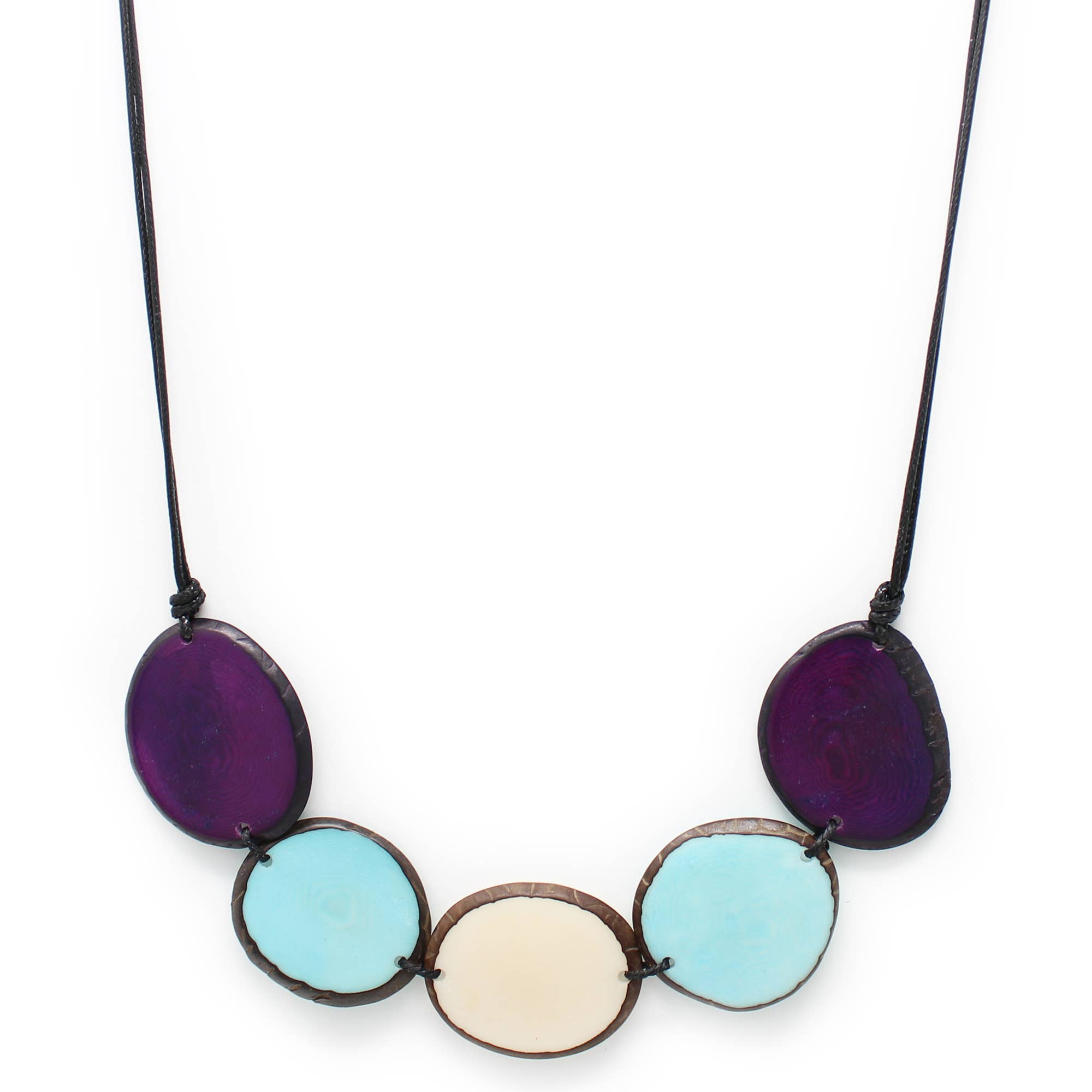 Muichic Natural Jewelry – Großhandel Perlenkette – Chips Tagua Halskette, handgefertigt, Fairtrade, leicht10