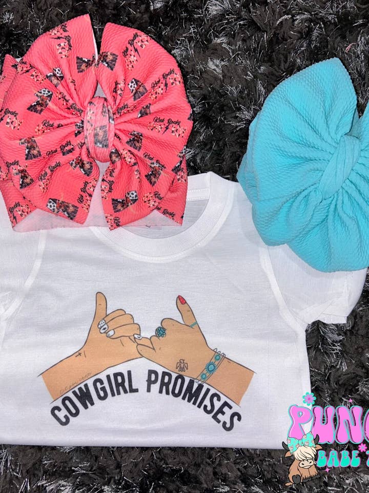 Cowgirl Promises Kids Tee for wholesale by Punchy Babe Threads