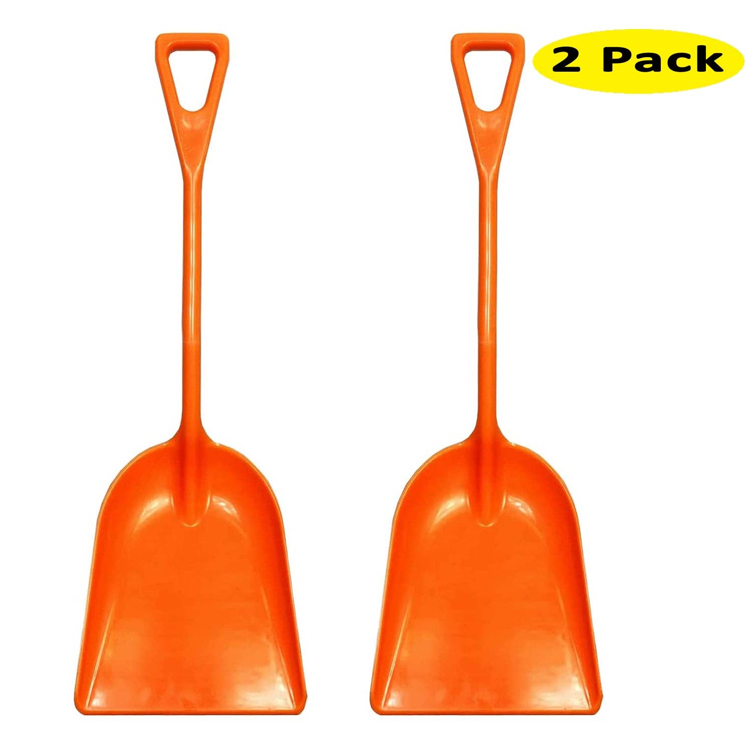 Ashman Online - Wholesale Garden Tool - Ashman Plastic Snow Shovel with Durable Multi-Purpose Snow Plastic Shovel. (2 Pack)0