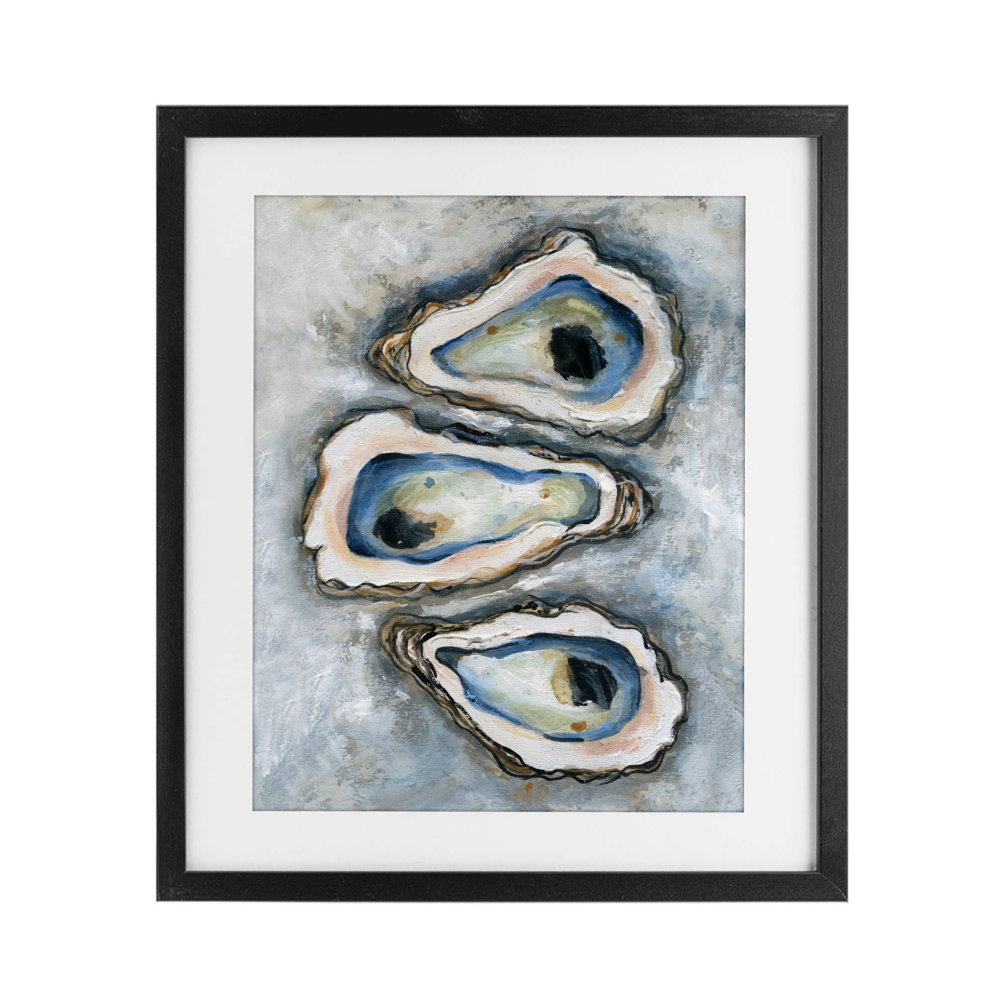 Stupell Industries - Wholesale Wall sign - Oyster Bar Trio - Print Under Glass Wall Art0