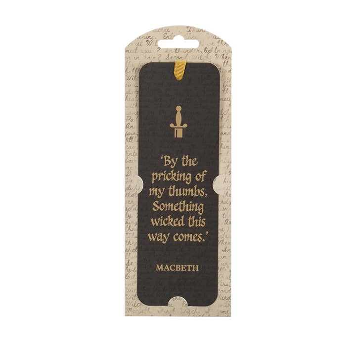 Half Moon Bay By Design - Wholesale Bookmark - Bookmark Paper - Shakespeare (Macbeth)2