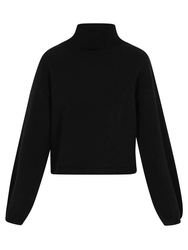 Three-Master Classic Women Viscose Cropped Sweater (39747829) for wholesale by MO Streetwear