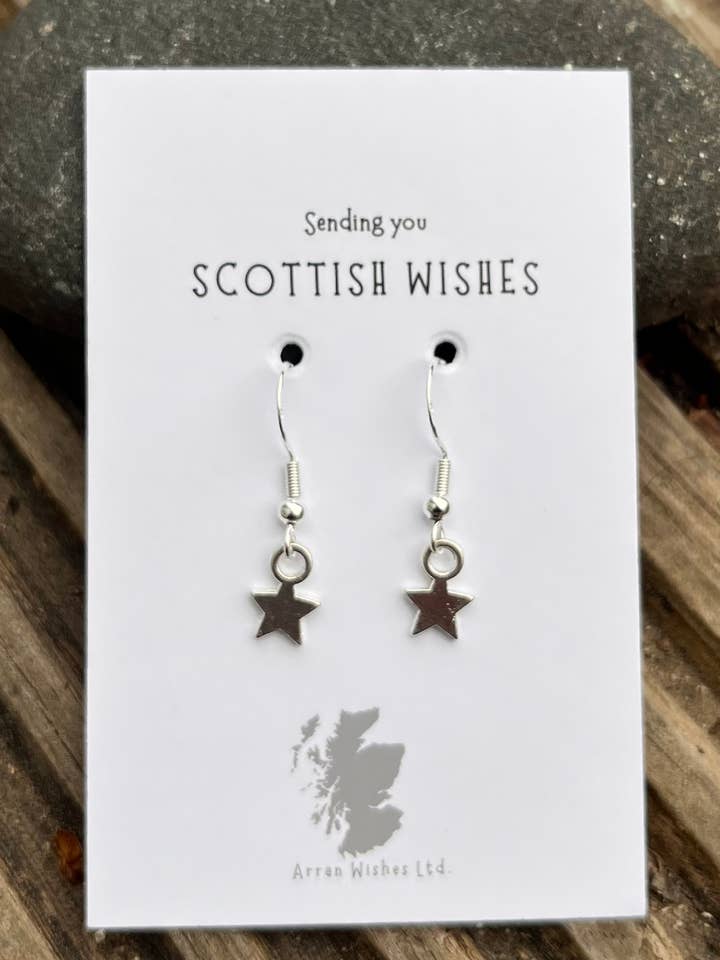 Pendientes Scottish Star para venta al por mayor de Arran Wishes