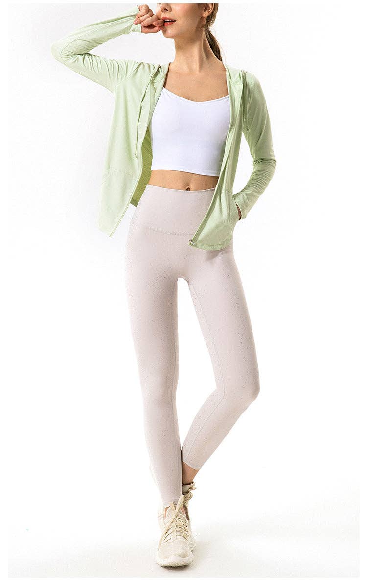 Active by Anna-Kaci – wholesale Athletic jacket – Women′s – Breathable Active Drawstring Zip-Up Hoodie Jacket5