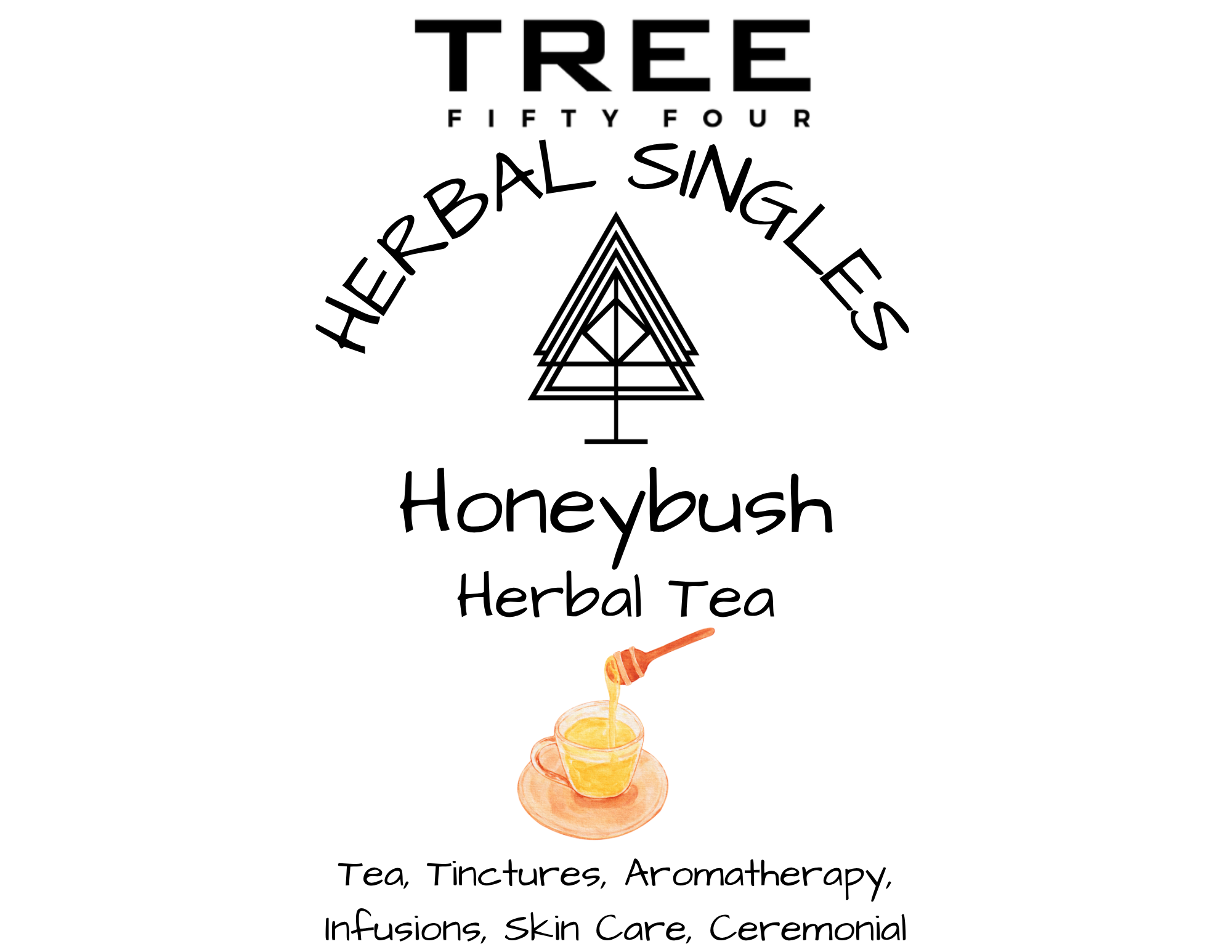 Tree Fifty Four - Wholesale Loose Tea - Honeybush Herbal Tea | 2oz - 1 KG | Bulk Tea1