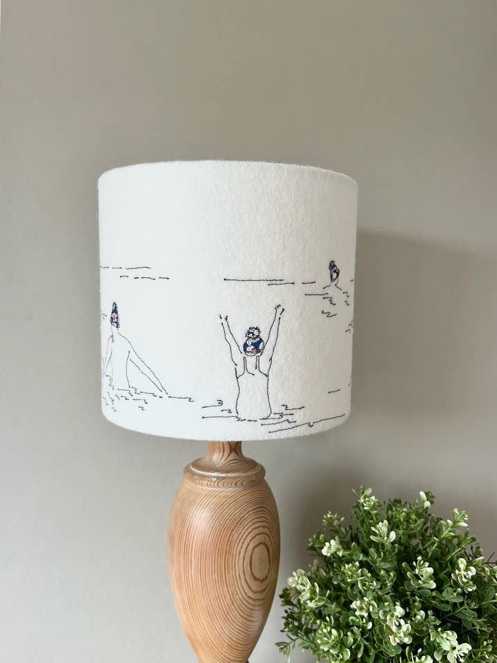 Sea Dipper Lampshade for wholesale by melody ryder designs