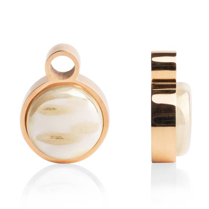 Ciondoli creoli • rosè/marrone sabbia per la vendita all'ingrosso da parte di ALEXASCHA