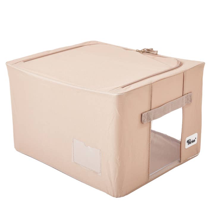 Periea - Wholesale Storage Bin - Periea 'Beau' Metal Frame Folding Storage Bin9