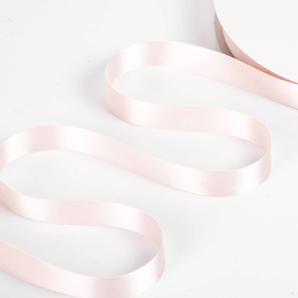 Little Ribbon Shop - Wholesale Ribbon - Gift Wrapping - Blush 08 Double Faced Satin Ribbon 100-Yard Roll1