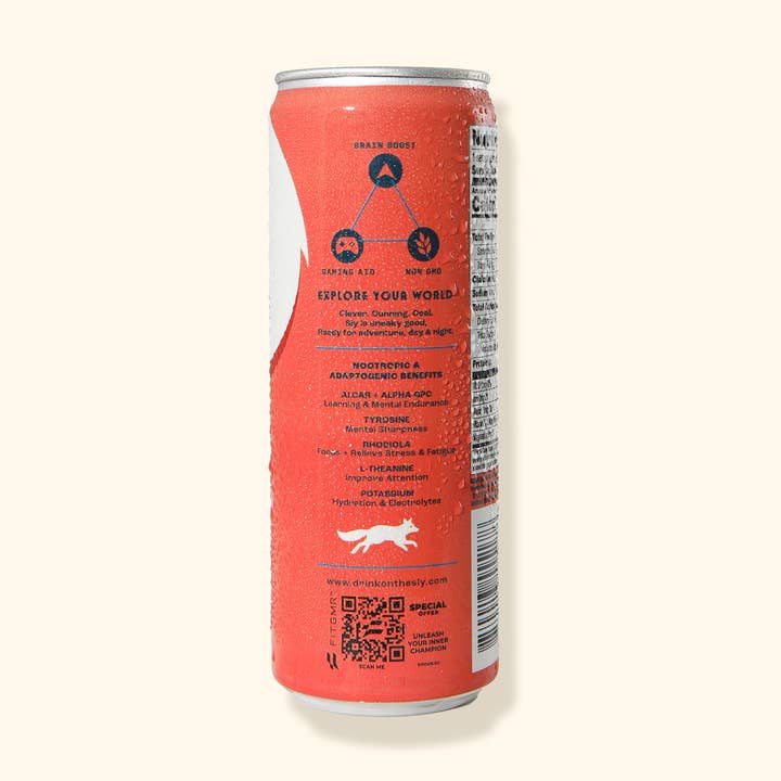 Sly™️ - Wholesale Sports/Energy Drink - Sly™ BOOST Berry - 12oz Brain + Body Beverage