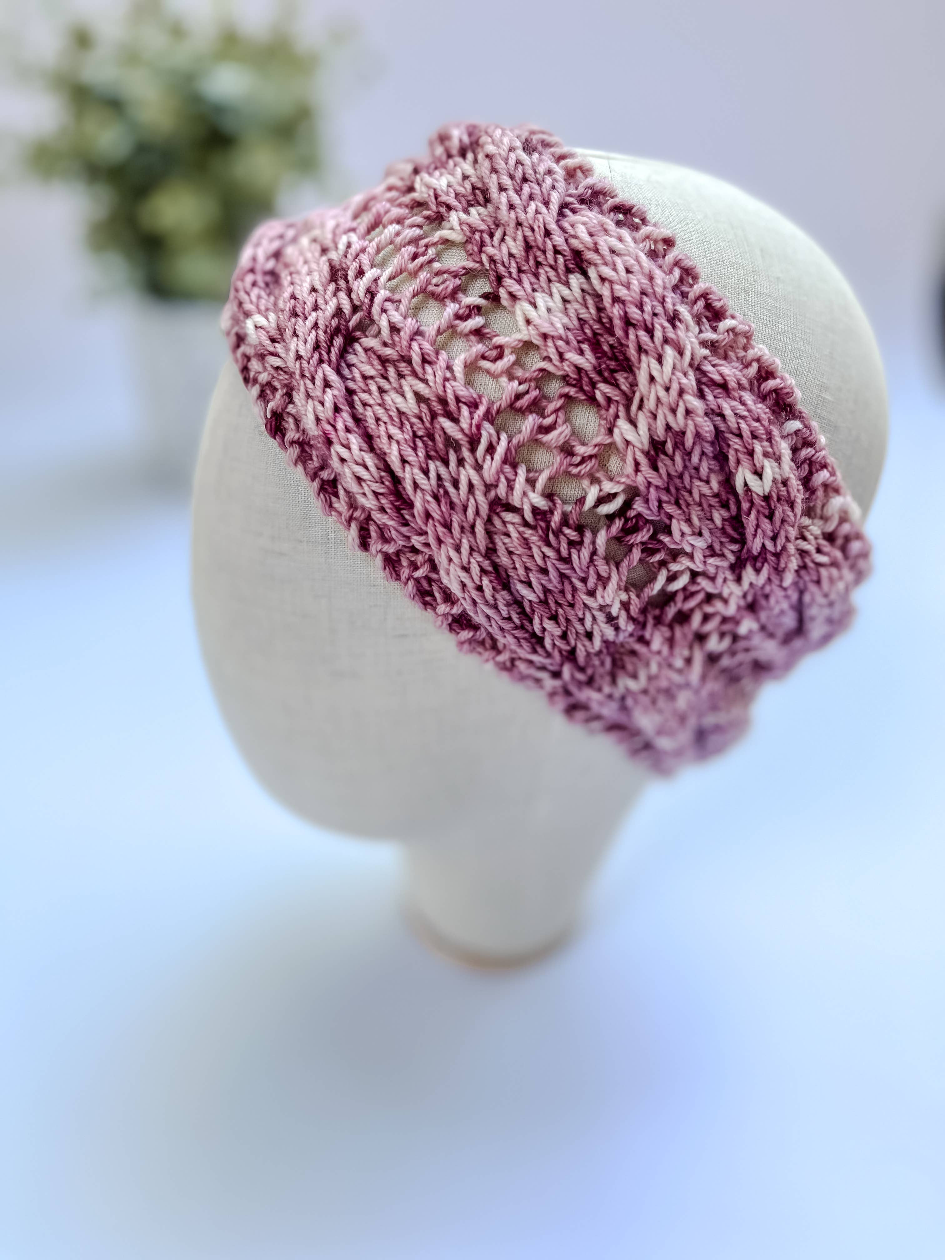 Hoagland Handmade - Wholesale Earwarmers/Ear Muffs - Women's - Hand-knit, hand-dyed merino adjustable ear warmer headband6